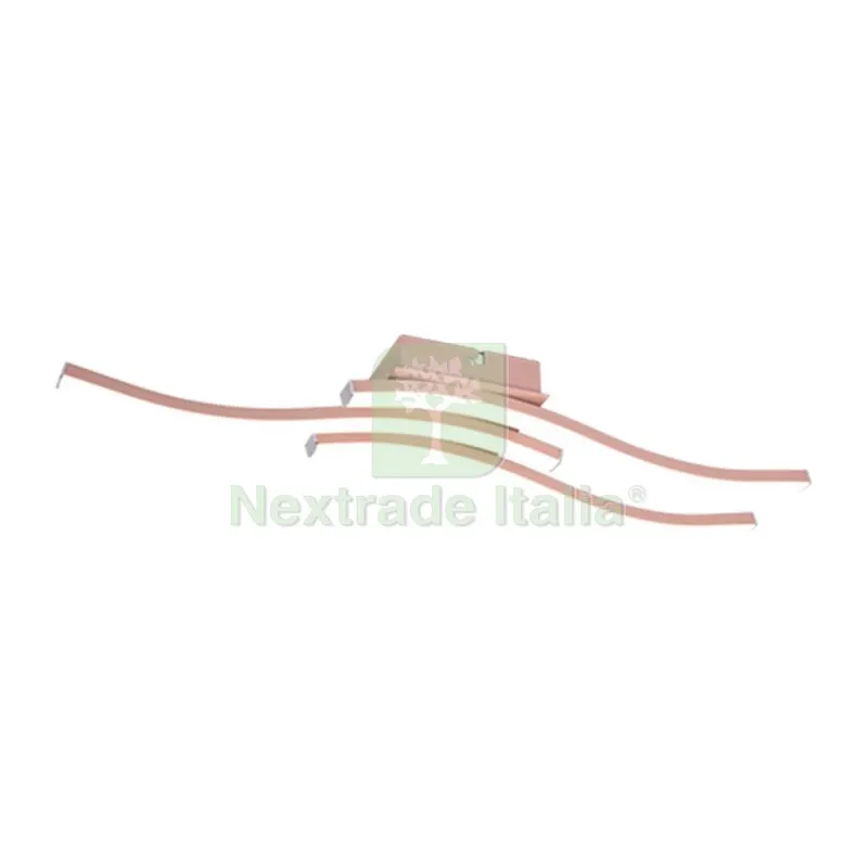 Plafoniera LED Route Oro Rosa 3 Luci x 5W 400K0 — Illuminazione — rif. FERX.502386