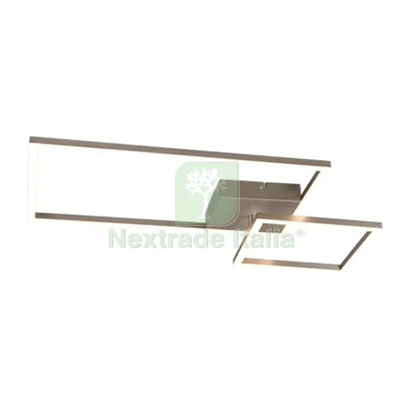 Plafoniera LED Padella con Snodo 25W 4000K Acciaio — Illuminazione — rif. FERX.502390