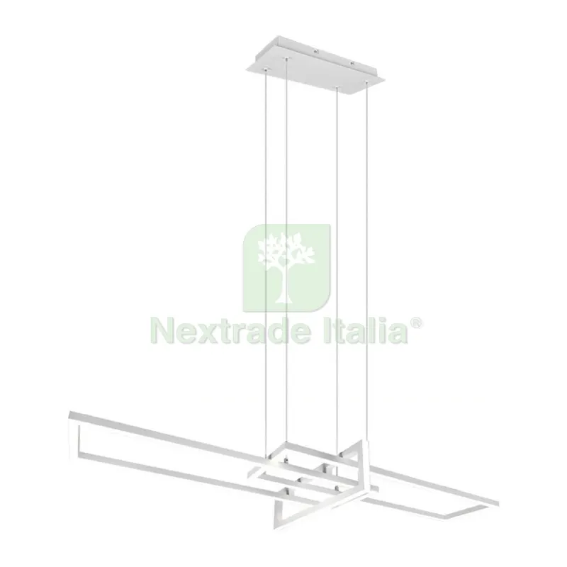 Lampada Sospensione LED Salinas Triplo Rett. 34W 4000K — Illuminazione — rif. FERX.502393