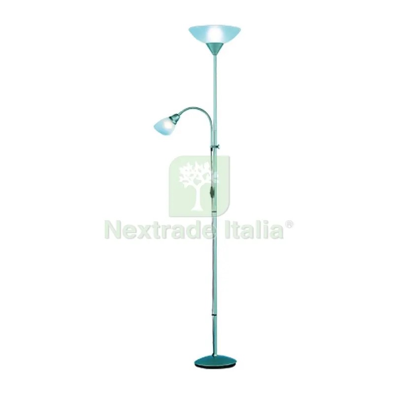 Piantana Erzwo Allum. Acry 2 Luci E27 E14 H 180 CM — Illuminazione — rif. FERX.502399