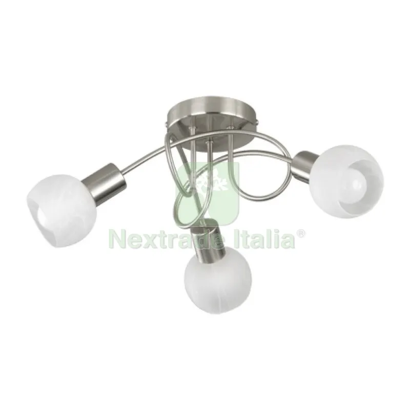 Plafoniera Girandola Antibes 3 Luci ACC. Vetro D 45 — Illuminazione — rif. FERX.502420 Plafoniera Girandola Antibes 3 Luci ACC. Vetro D 45 — Illuminazione — rif. FERX.502420