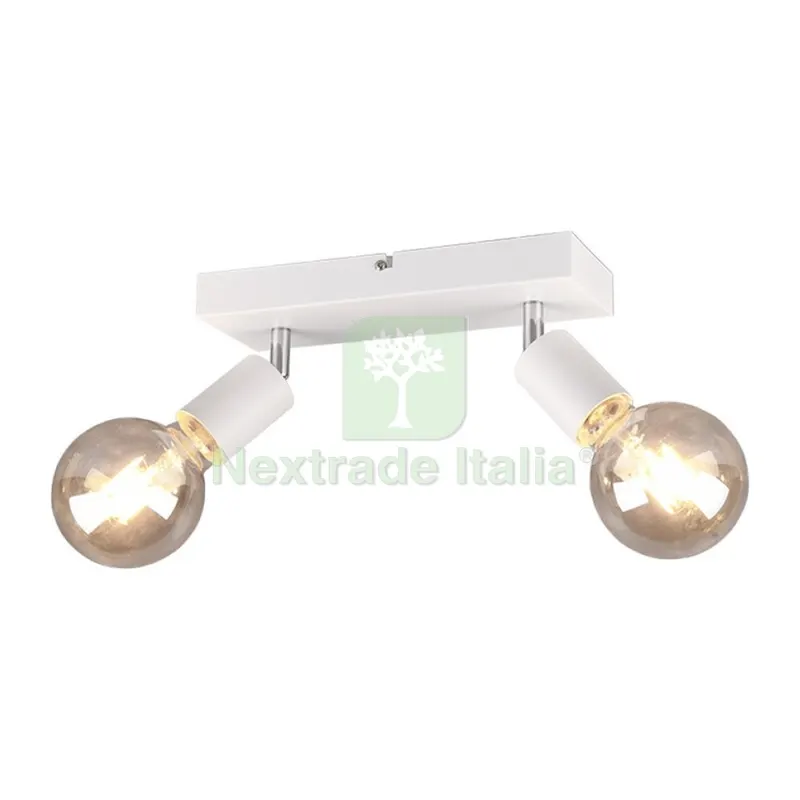 Barra 2 Faretti Vannes Bianco — Illuminazione — rif. FERX.502428 Barra 2 Faretti Vannes Bianco — Illuminazione — rif. FERX.502428