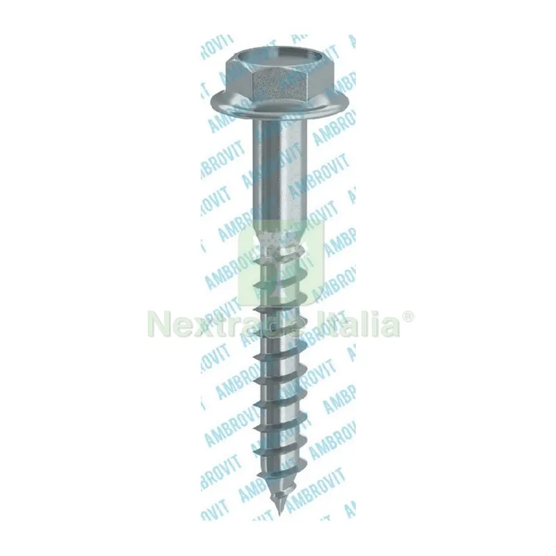 100PZ Tirafondi x Legno Senza Rondella MM. 6X120 Ambrovit — Viti — rif. FERX.502479 100PZ Tirafondi x Legno Senza Rondella MM. 6X120 Ambrovit — Viti — rif. FERX.502479
