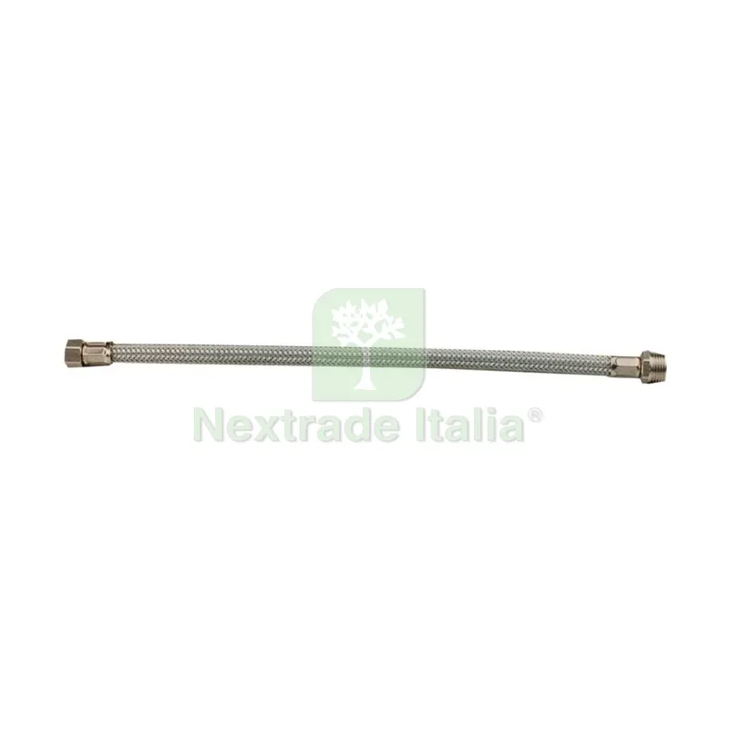 PL Flessibile Inox F 3/8 F 1/2 30 CM 2 PZ — Flessibili e allacci — rif. FERX.502537