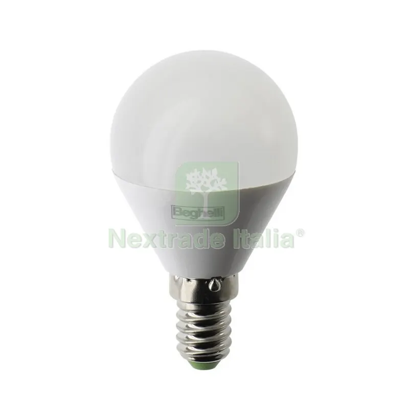 10PZ BEGHELLI LED 56824 SFERA E14 W5 CALDA 3000K — Illuminazione — rif. FERX.502643