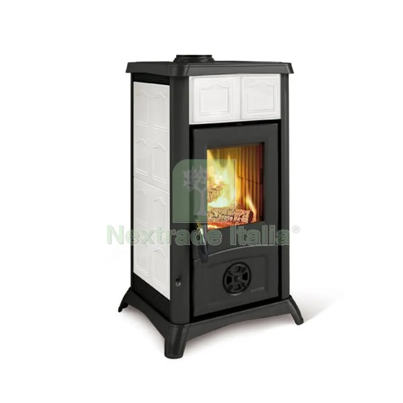 Stufa a Legna Ceramica Gemma Bianco — Stufe e camini — rif. FERX.502666