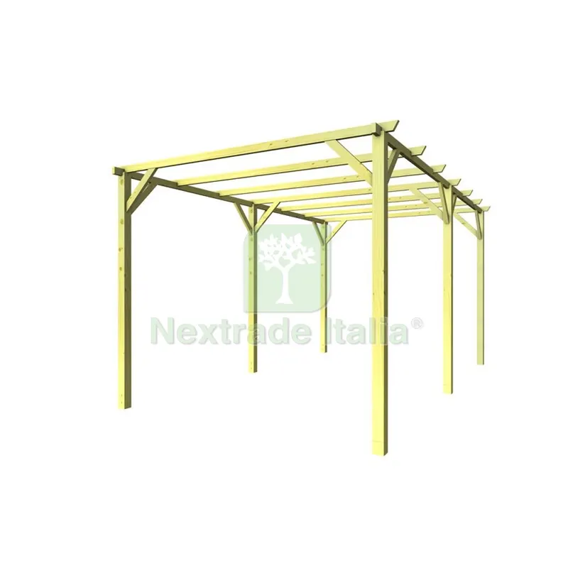 Pergola Impregnata CM 300X500 — Gazebo e strutture giardino — rif. FERX.502669