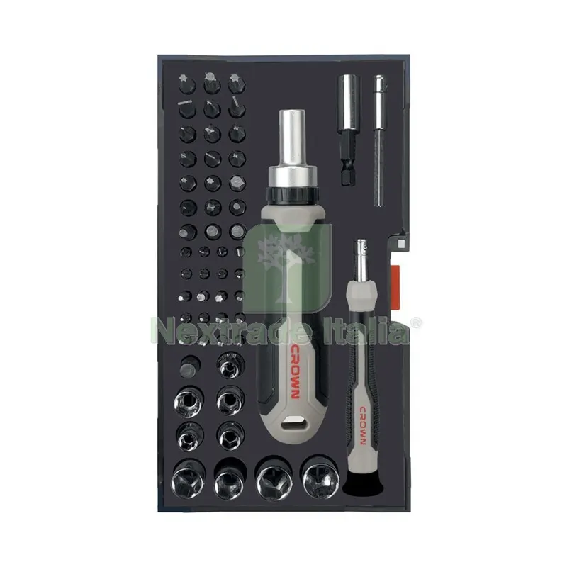 Crown Assortimento 55 PZ Inserti e Bussole CPHBH- AXA55 — Cacciaviti e giraviti — rif. FERX.502720 Crown Assortimento 55 PZ Inserti e Bussole CPHBH- AXA55 — Cacciaviti e giraviti — rif. FERX.502720