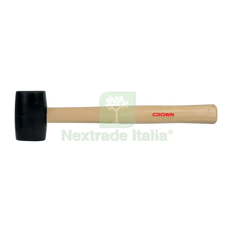 Crown Mazzuola con Testa in Gomma MAN. Legno 65 MM CPHHR-WHB16 — Martelli e mazze — rif. FERX.502779 Crown Mazzuola con Testa in Gomma MAN. Legno 65 MM CPHHR-WHB16 — Martelli e mazze — rif. FERX.502779