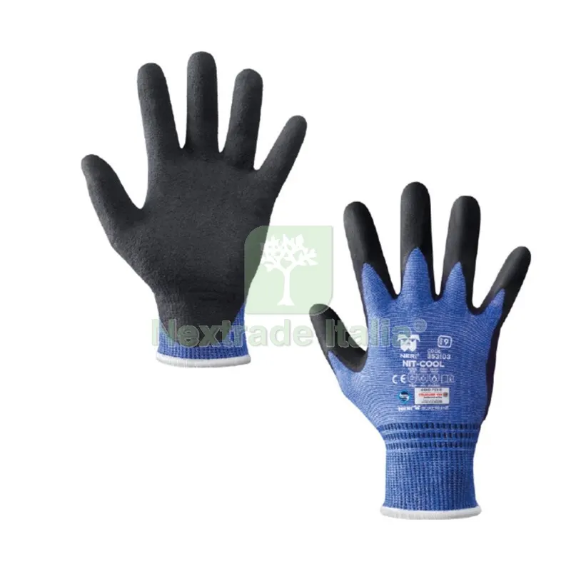 12PAIA GUANTI INVERNALI ACRILICO NITRILE NIT-COOL TG. 9 — Guanti da lavoro — rif. FERX.503062