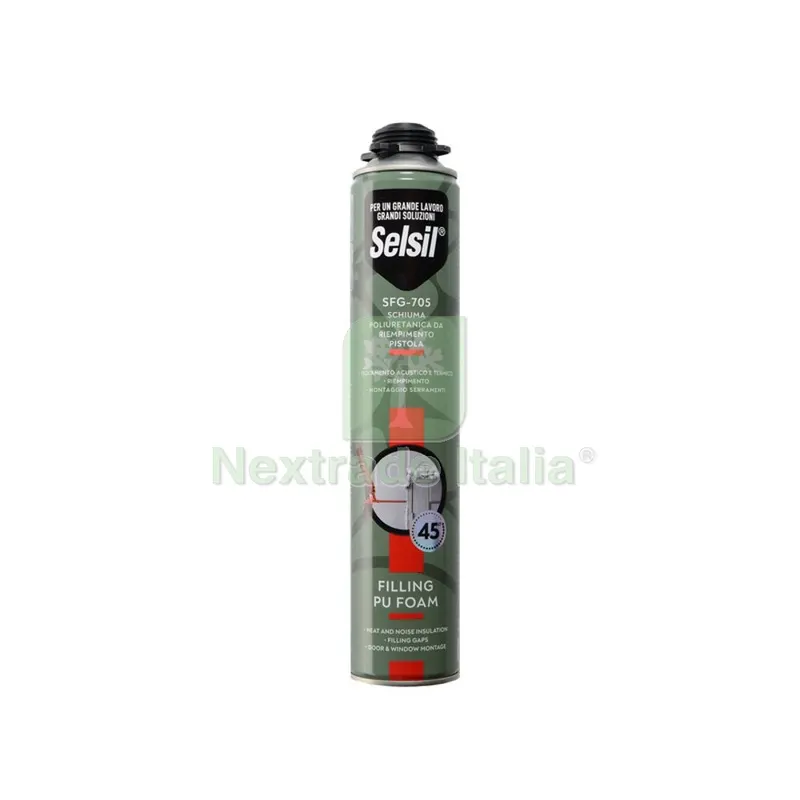 12PZ SELSIL SCHIUMA POLIURET. UNIVER. PER SPRUZZATORE 750 ML — Spatole e attrezzi per stesura — rif. FERX.503133