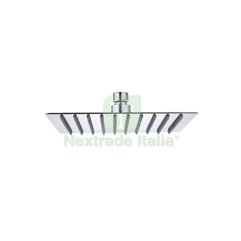 SOFFIONE DOCCIA INOX QUADRO CM 20X20 — Rubinetti e valvole — rif. FERX.503141