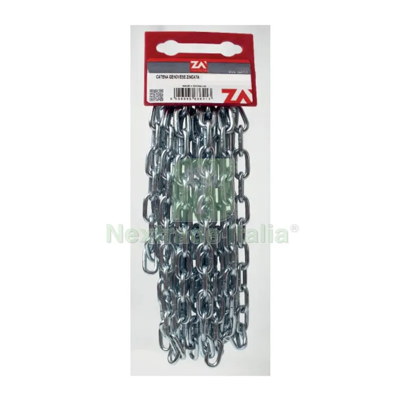 CATENA GENOVESE ZINCATA PRETAGLIATA 6 MM N 23 (2,5 M) — Ferramenta per legno e mobili — rif. FERX.503175 CATENA GENOVESE ZINCATA PRETAGLIATA 6 MM N 23 (2,5 M) — Ferramenta per legno e mobili — rif. FERX.503175