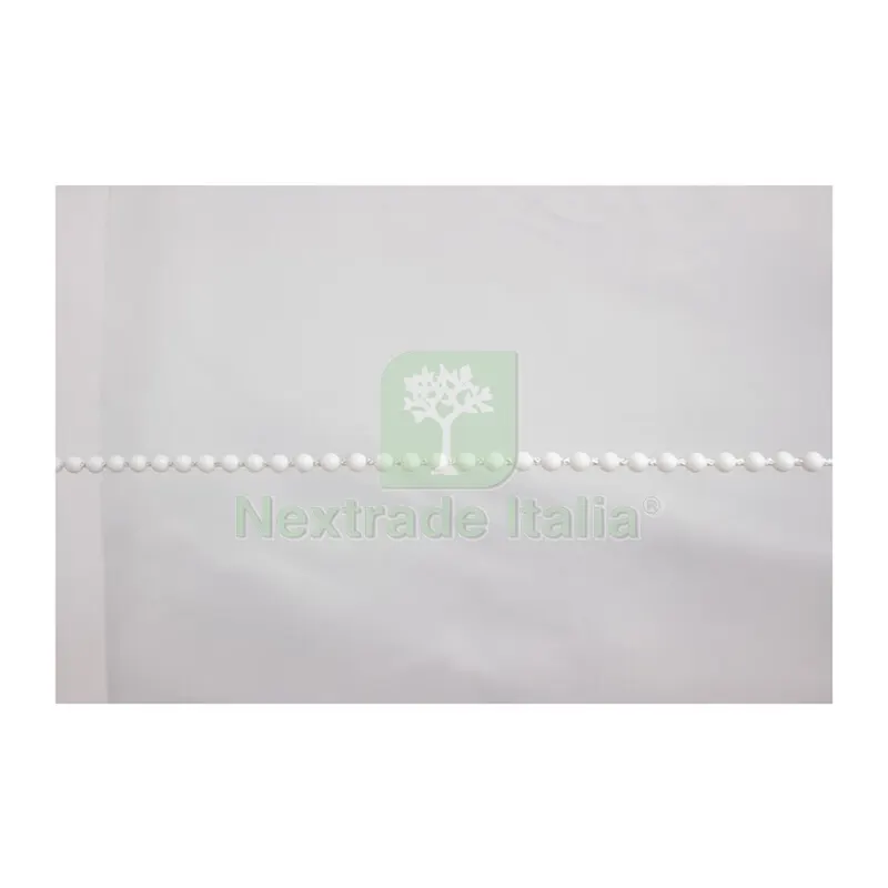 CATENA A PERLINE BIANCO 4,5 MM (2,5 M) — Ferramenta per legno e mobili — rif. FERX.503177 CATENA A PERLINE BIANCO 4,5 MM (2,5 M) — Ferramenta per legno e mobili — rif. FERX.503177