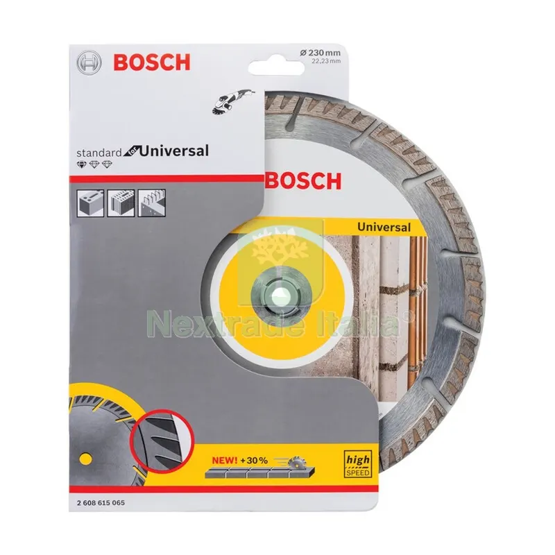 BOSCH-A DISCO DIAMANTATO STANDARD D 230 MM — Punte, frese e dischi — rif. FERX.503345 BOSCH-A DISCO DIAMANTATO STANDARD D 230 MM — Punte, frese e dischi — rif. FERX.503345