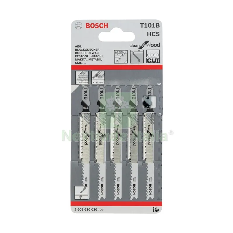 BOSCH-A 5 LAME T 101 B PER SEGHETTO ALTERNATIVO — Smerigliatrici e seghe — rif. FERX.503355
