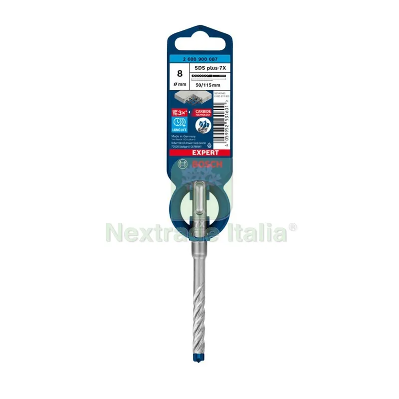BOSCH-A PUNTA SDS PLUS-7X EXPERT 8X 50/115 MM — Punte, frese e dischi — rif. FERX.503392 BOSCH-A PUNTA SDS PLUS-7X EXPERT 8X 50/115 MM — Punte, frese e dischi — rif. FERX.503392