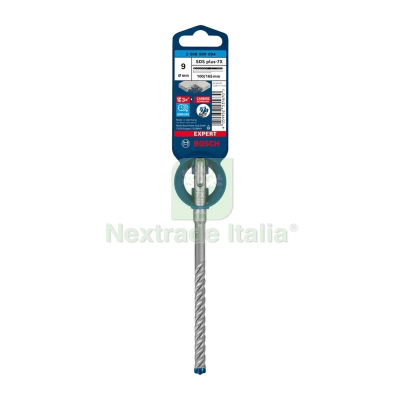 BOSCH-A PUNTA SDS PLUS-7X EXPERT 9X100/165 MM — Punte, frese e dischi — rif. FERX.503398