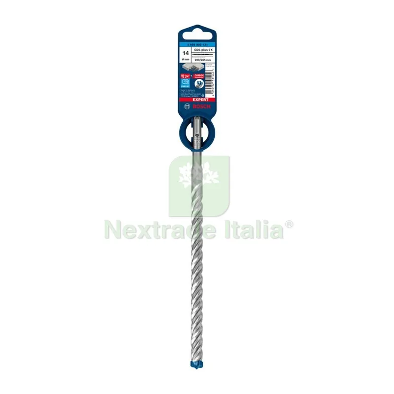 BOSCH-A PUNTA SDS PLUS-7X EXPERT 14X200/265 MM — Punte, frese e dischi — rif. FERX.503416 BOSCH-A PUNTA SDS PLUS-7X EXPERT 14X200/265 MM — Punte, frese e dischi — rif. FERX.503416