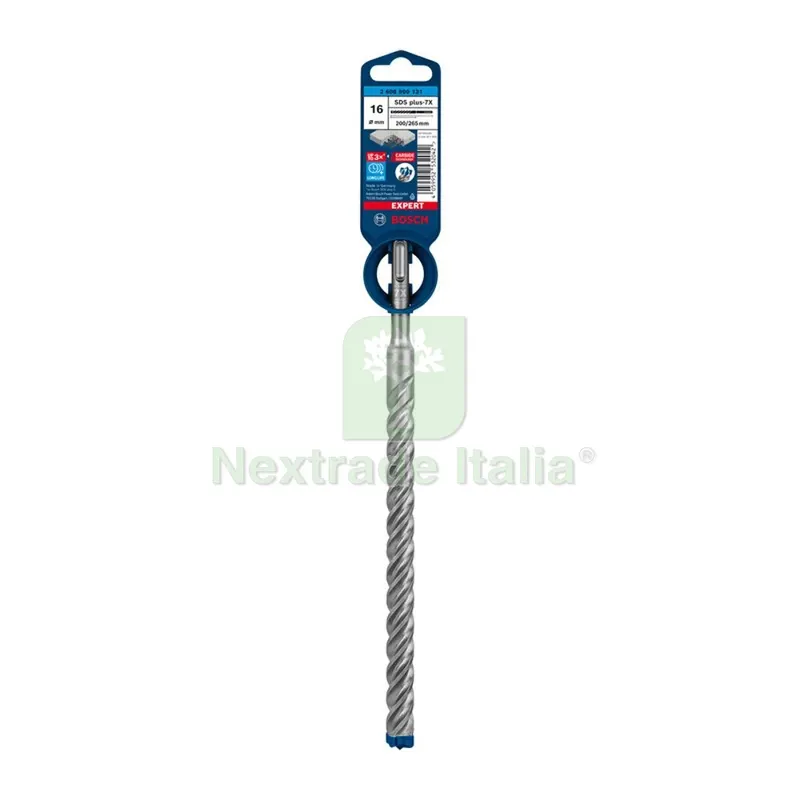 BOSCH-A PUNTA SDS PLUS-7X EXPERT 16X200/265 MM — Punte, frese e dischi — rif. FERX.503421 BOSCH-A PUNTA SDS PLUS-7X EXPERT 16X200/265 MM — Punte, frese e dischi — rif. FERX.503421