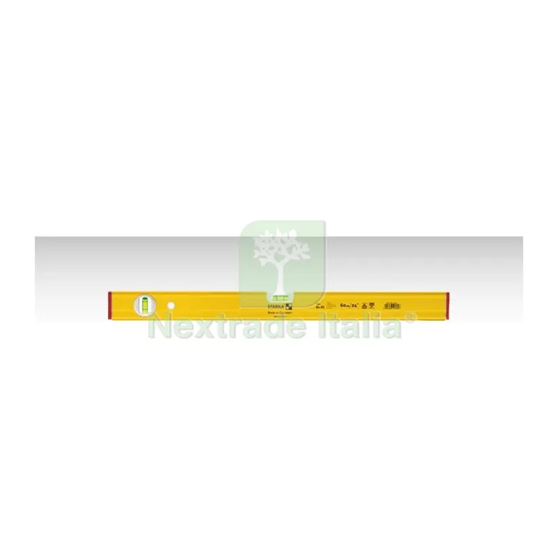 LIVELLA A 2 BOLLE STABILA ART.80 AS 80 CM — Misurazione e taglio manuale — rif. FERX.503475 LIVELLA A 2 BOLLE STABILA ART.80 AS 80 CM — Misurazione e taglio manuale — rif. FERX.503475