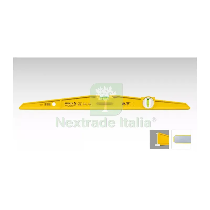 LIVELLA A 2 BOLLE STABILA ART.81 S 50 CM — Misurazione e taglio manuale — rif. FERX.503476 LIVELLA A 2 BOLLE STABILA ART.81 S 50 CM — Misurazione e taglio manuale — rif. FERX.503476