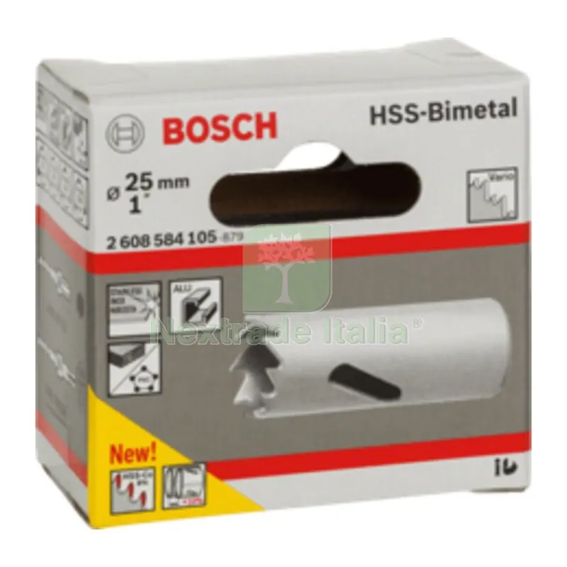 BOSCH-A SEGA A TAZZA BIMETALLICA HSS D 25 — Punte, frese e dischi — rif. FERX.503489 BOSCH-A SEGA A TAZZA BIMETALLICA HSS D 25 — Punte, frese e dischi — rif. FERX.503489