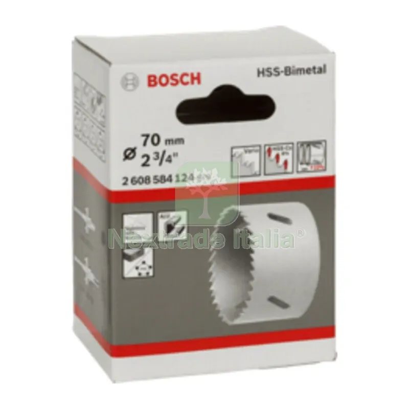 BOSCH-A SEGA A TAZZA BIMETALLICA HSS D 70 — Punte, frese e dischi — rif. FERX.503501