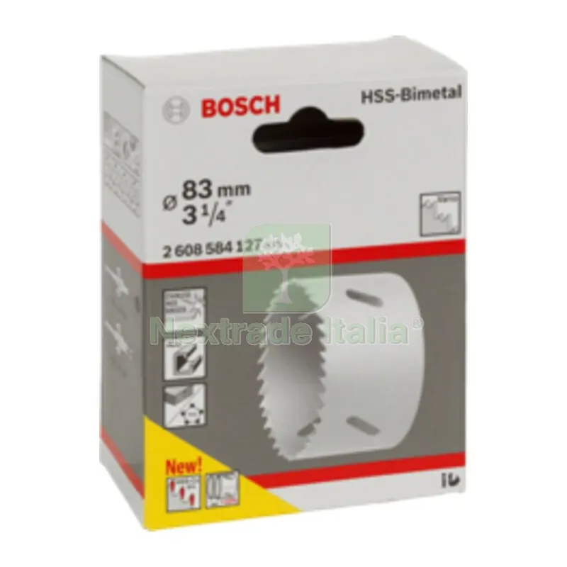 BOSCH-A SEGA A TAZZA BIMETALLICA HSS D 83 — Punte, frese e dischi — rif. FERX.503504 BOSCH-A SEGA A TAZZA BIMETALLICA HSS D 83 — Punte, frese e dischi — rif. FERX.503504