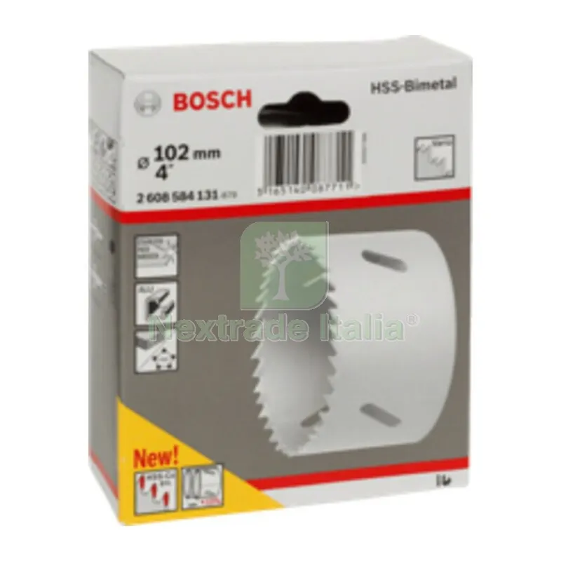 Bosch-A Sega a Tazza Bimetallica HSS D 102 — Punte, frese e dischi — rif. FERX.503519 Bosch-A Sega a Tazza Bimetallica HSS D 102 — Punte, frese e dischi — rif. FERX.503519
