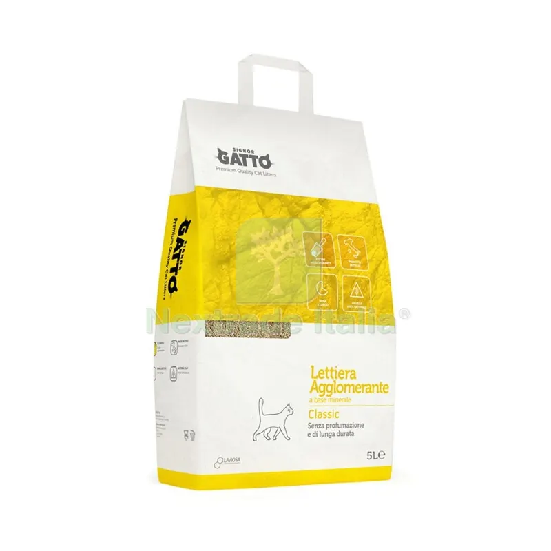 4PZ LETTIERA SIGNOR GATTO CLASSIC 5 L — Gatti — rif. FERX.503541 4PZ LETTIERA SIGNOR GATTO CLASSIC 5 L — Gatti — rif. FERX.503541