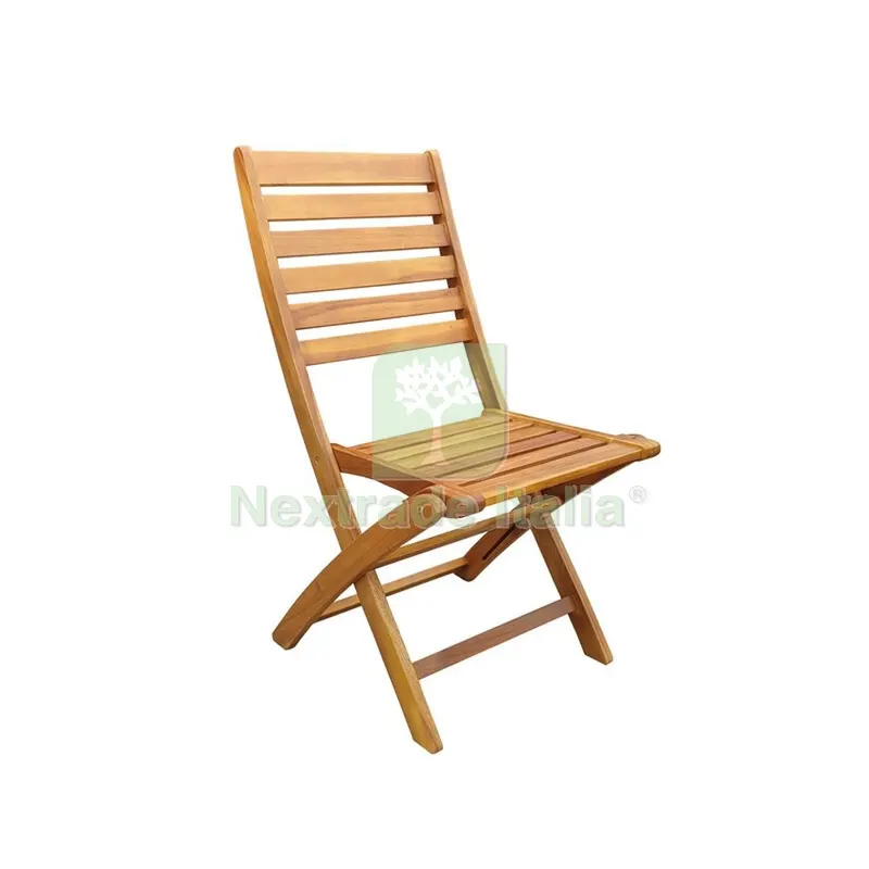 2PZ Sedia Legno Pieghevole Senza Braccioli CM 49X61X92 — Arredo — rif. FERX.503542