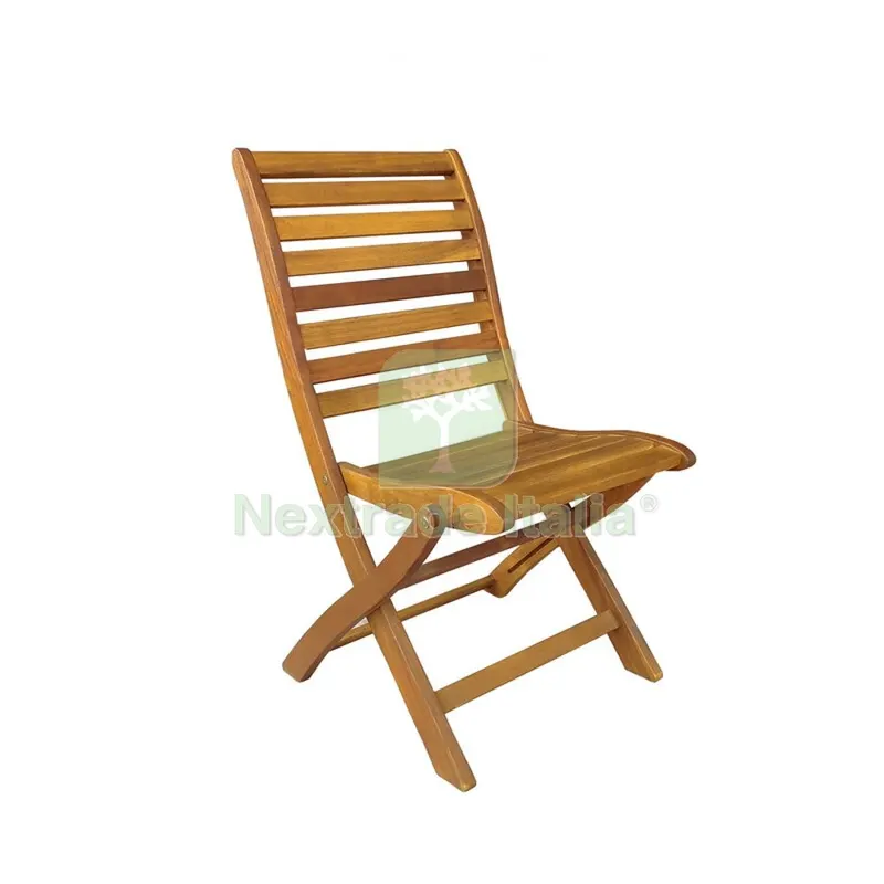 2PZ Sedia Legno Pieghevole Senza Braccioli CM 56X60X90 — Arredo — rif. FERX.503543 2PZ Sedia Legno Pieghevole Senza Braccioli CM 56X60X90 — Arredo — rif. FERX.503543