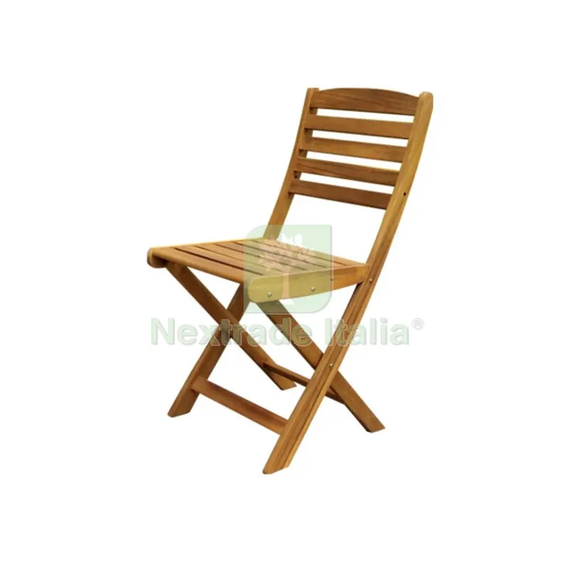 2PZ Sedia Legno Pieghevole Senza Braccioli CM 40X53X82 — Arredo — rif. FERX.503549 2PZ Sedia Legno Pieghevole Senza Braccioli CM 40X53X82 — Arredo — rif. FERX.503549