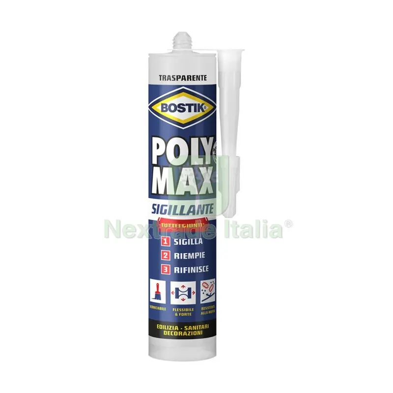 BOSTIK POLYMAX SIGILLANTE 280 ML TRASPARENTE — Adesivi e sigillanti — rif. FERX.503550