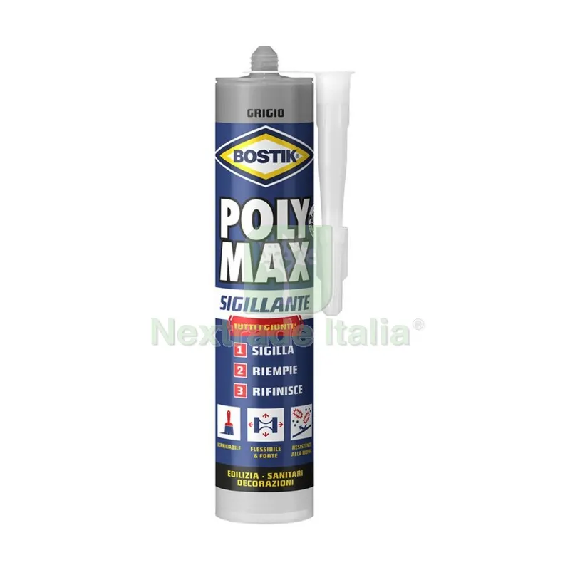 BOSTIK POLYMAX SIGILLANTE 280 ML GRIGIO — Adesivi e sigillanti — rif. FERX.503552 BOSTIK POLYMAX SIGILLANTE 280 ML GRIGIO — Adesivi e sigillanti — rif. FERX.503552