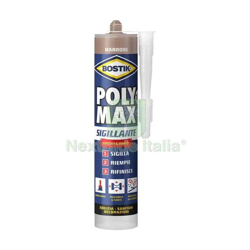 BOSTIK POLYMAX SIGILLANTE 280 ML MARRONE — Adesivi e sigillanti — rif. FERX.503555 BOSTIK POLYMAX SIGILLANTE 280 ML MARRONE — Adesivi e sigillanti — rif. FERX.503555