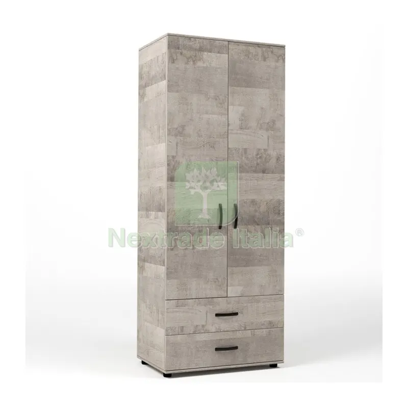 Kit Armadio 2 Ante + 2 Cassetti 80X52X205 CM Rovere PLAT.K355 — Arredo — rif. FERX.503565 Kit Armadio 2 Ante + 2 Cassetti 80X52X205 CM Rovere PLAT.K355 — Arredo — rif. FERX.503565
