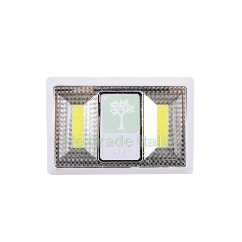 INTERRUTTORE LUMINOSO A PILE BIANCO — Interruttori e prese — rif. FERX.503609
