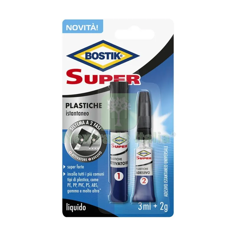 6PZ BOSTIK SUPER PLASTICHE (ATTIVATORE+ADESIVO) — Adesivi e sigillanti — rif. FERX.503615 6PZ BOSTIK SUPER PLASTICHE (ATTIVATORE+ADESIVO) — Adesivi e sigillanti — rif. FERX.503615