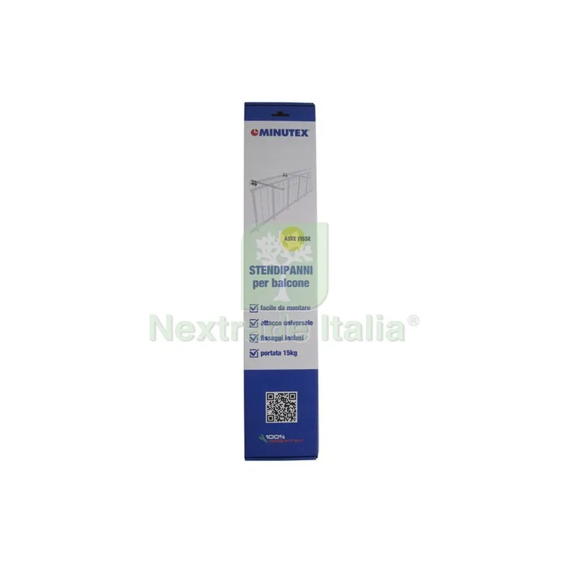 STENDIBIANCHERIA DA BALCONE ASTE FISSE CF 2 PZ — Stendibiancheria e bucato — rif. FERX.503778