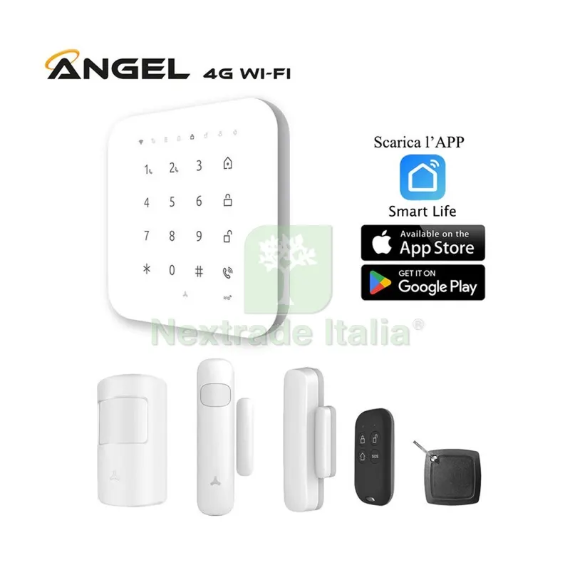 ANTIFURTO DOMESTICO ANGEL 4G WI-FI KIT COMPLETO — Elettronica e TV — rif. FERX.503785