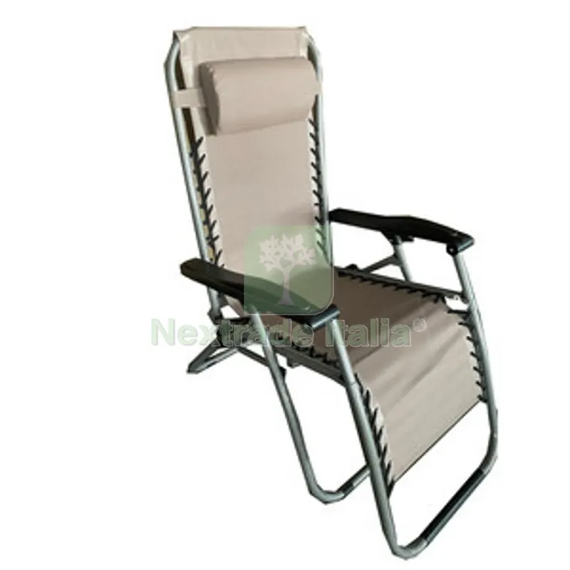 2PZ Sedia Sdraio Multiposizione Greek Tabacco — Tempo libero outdoor — rif. FERX.503789 2PZ Sedia Sdraio Multiposizione Greek Tabacco — Tempo libero outdoor — rif. FERX.503789