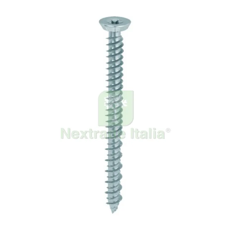 100PZ VITI X CALCESTRUZZO TSP ZINCATO MM.7,5X212 — Cemento, malte e collanti edili — rif. FERX.503820