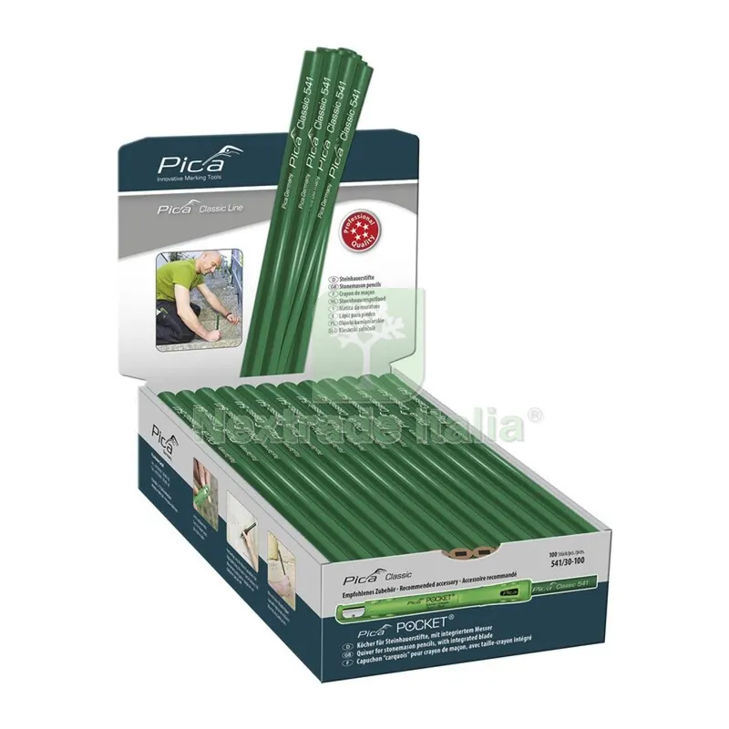 DISPLAY MATITE DA SCALPELLINO 30 CM PZ 100 — Utensili da muratore — rif. FERX.503858