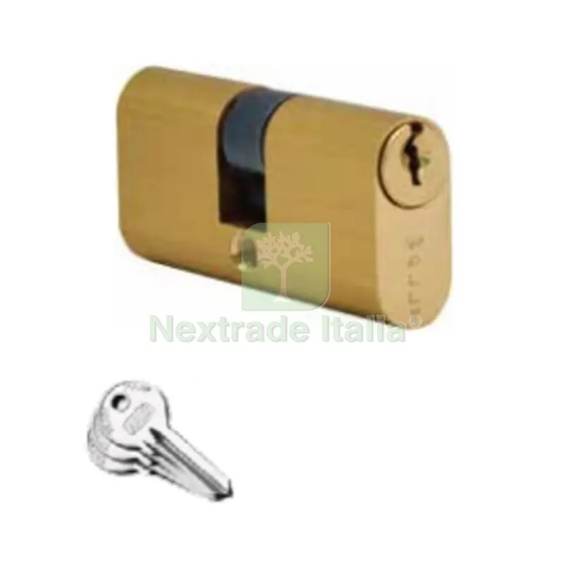 10PZ Wally ART.64-01 Cilindro Ovale MM.54 Otttonato — Serrature e cilindri — rif. FERX.503859