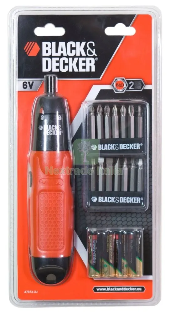 SVITAVVITA KIT 19PZ. B&D A7073XJ — Punte, frese e dischi — rif. FERX.50390