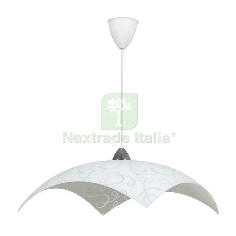 Lampada Sosp. Marilena 50 1XE27 Vetro Lastra Bianco — Illuminazione — rif. FERX.503921 Lampada Sosp. Marilena 50 1XE27 Vetro Lastra Bianco — Illuminazione — rif. FERX.503921
