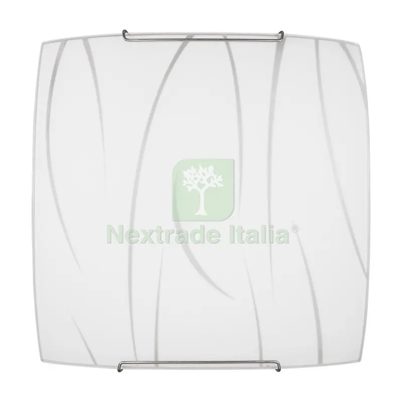 4PZ PLAFONIERA SIMONE 30 1XE27 VETRO LASTRA BIANCO — Illuminazione — rif. FERX.503922 4PZ PLAFONIERA SIMONE 30 1XE27 VETRO LASTRA BIANCO — Illuminazione — rif. FERX.503922