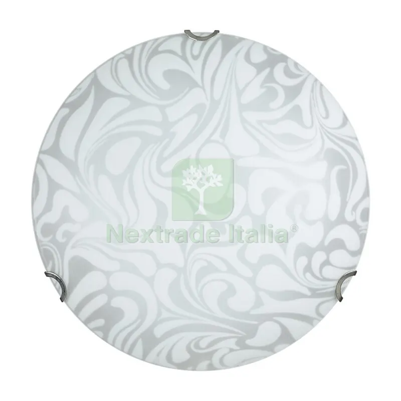 4PZ Plafoniera Daniel 30 1XE27 Lastra Bianco Sabbiato — Illuminazione — rif. FERX.503928 4PZ Plafoniera Daniel 30 1XE27 Lastra Bianco Sabbiato — Illuminazione — rif. FERX.503928